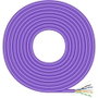 Aisens Bobina Cable de Red Cat6 UTP AWG23 CCA 100m Violeta